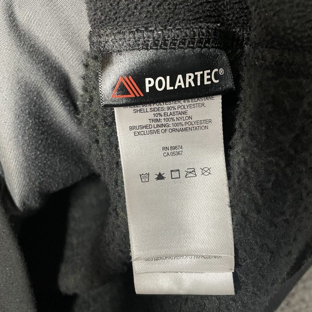 Mountain Hardwear Monkey Man Jacket Womens Size M Black Polartec Zip Up Fleece - Picture 6 of 7